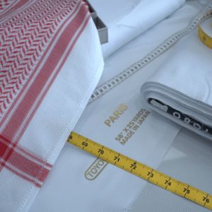 Alternative view of White Thobe Fabrics